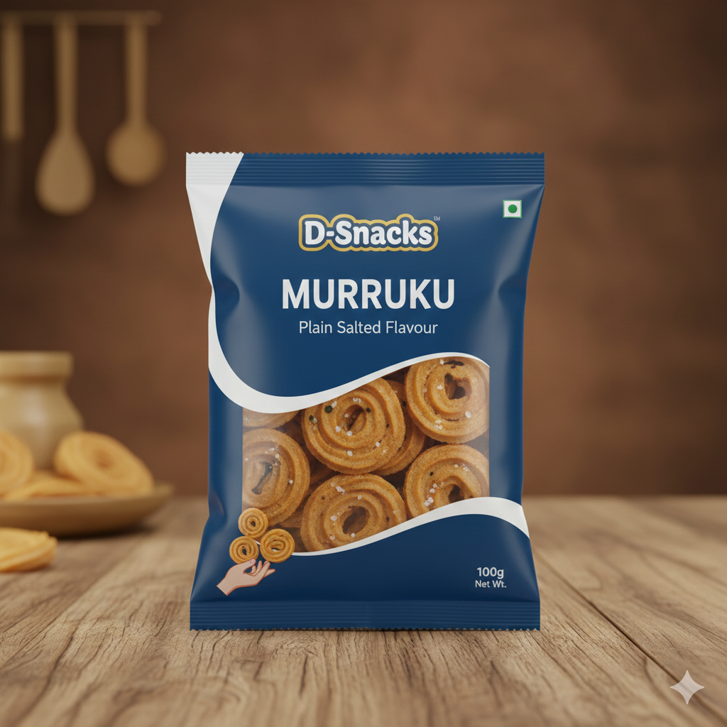 D-Snacks Plain Salted Murruku
